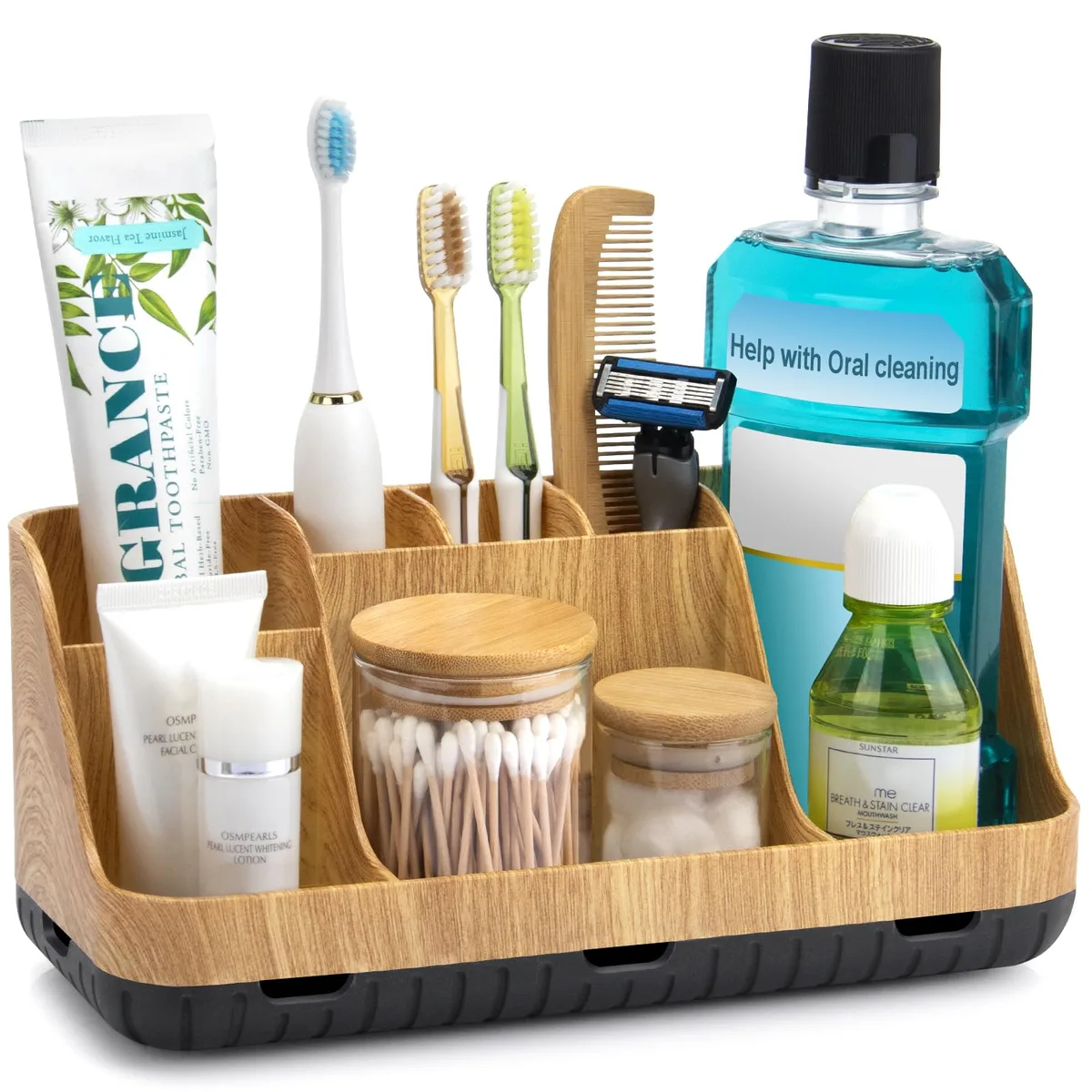 GFWARE Bath Storage 30181600 7-Slot Detachable 11.02x4.92x4.33 in — product photo