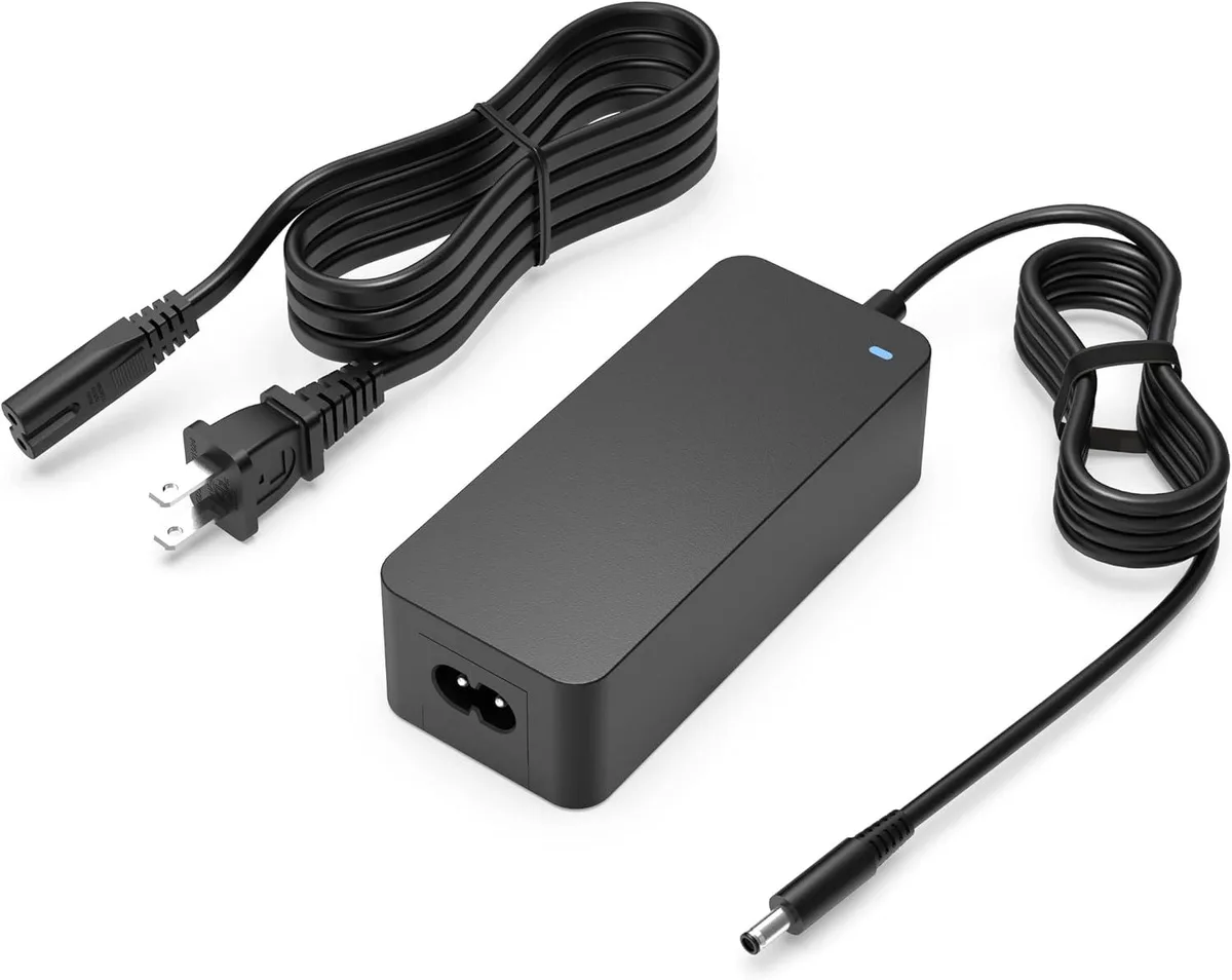 Kenuco Kenuco 65W 45W AC Adapter for Latitude 3320 3420 3520 Round Connector 10Ft Cable — product photo