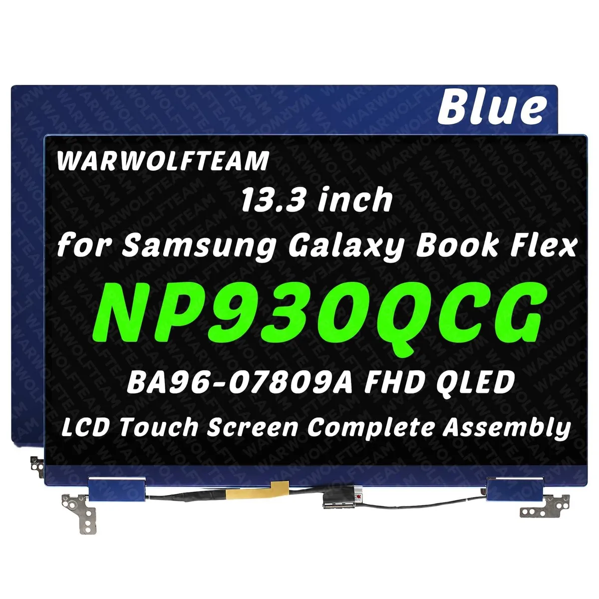 13.3 inch blue LCD touch screen replacement assembly
