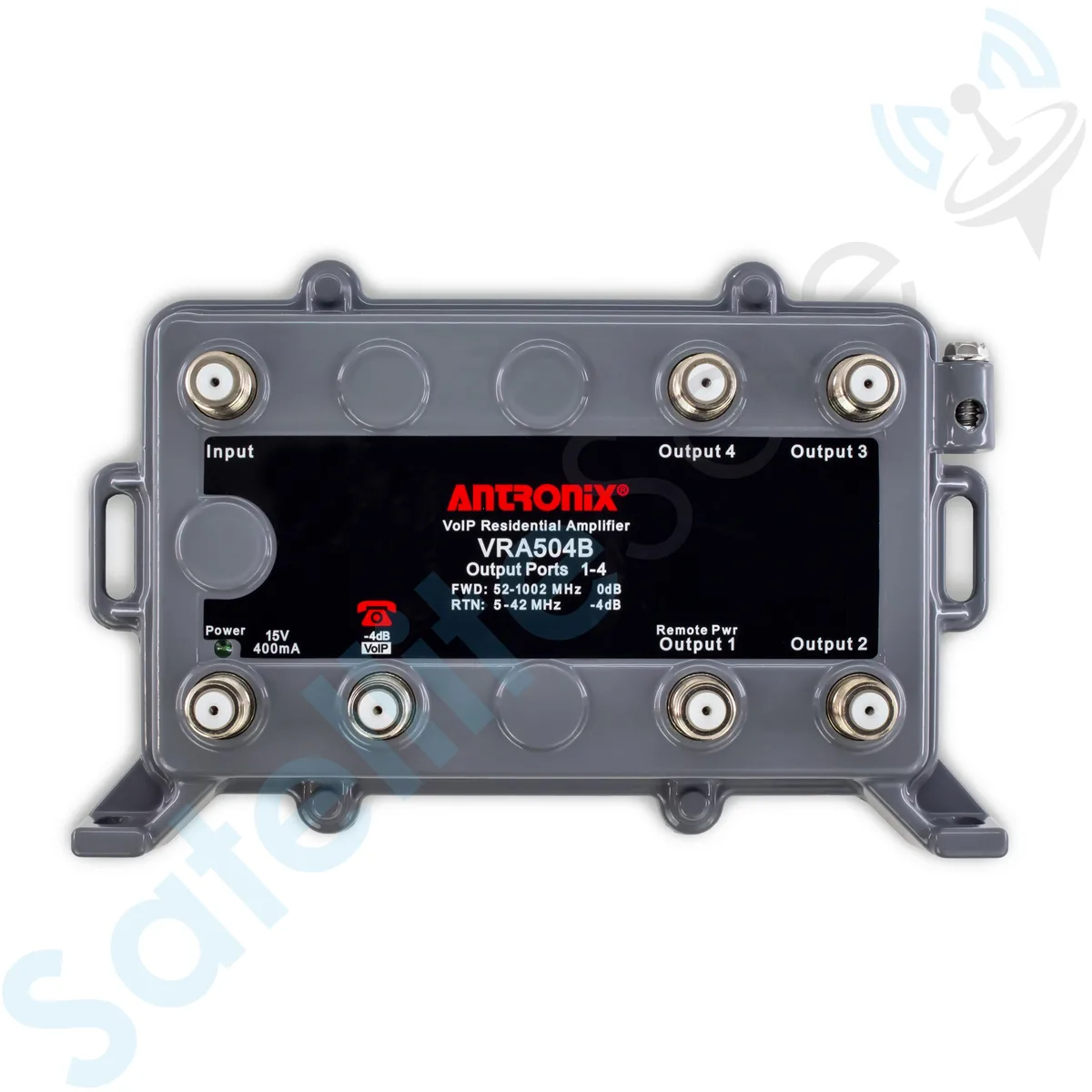 SatelliteSale SatelliteSale Antronix VRA504B/ACP 75Ohm VoIP Amplifier 4+1P Kit — product photo