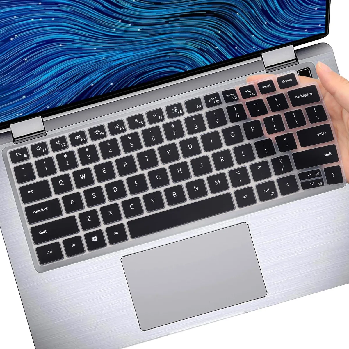  MUBY-GOL Keyboard Cover Skin for Dell Latitude 14" 16" 15.6" Black — product photo