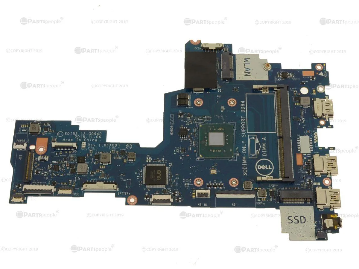 DELL DELL Inspiron 3482 Intel Motherboard 887W5 Celeron N4000 1.1GHz 2.6GHz — product photo