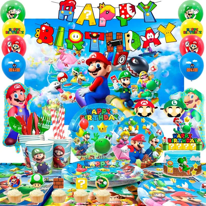 InBoxxarty InBoxxarty Super Mario Party Supplies 177pcs — product photo