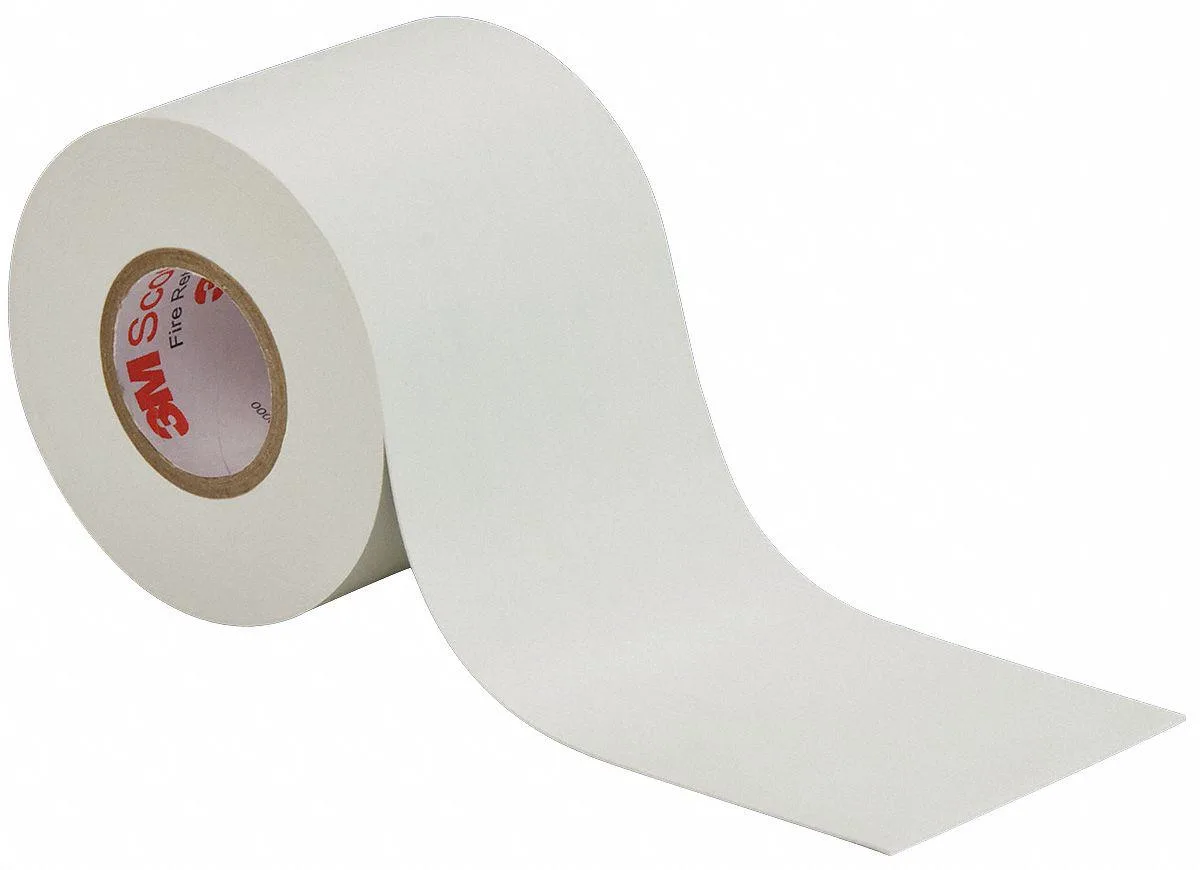 Scotch Scotch 77 Arc Proofing Tape 1-1/2in 20ft 30mil 600V Gray/White — product photo