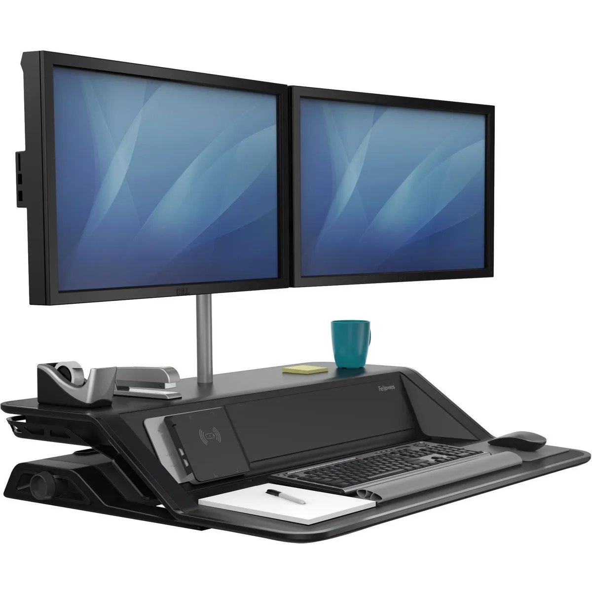 FELLOWES FELLOWES 8080301 Lotus DX desk 17" 22 height 35 lb — product photo