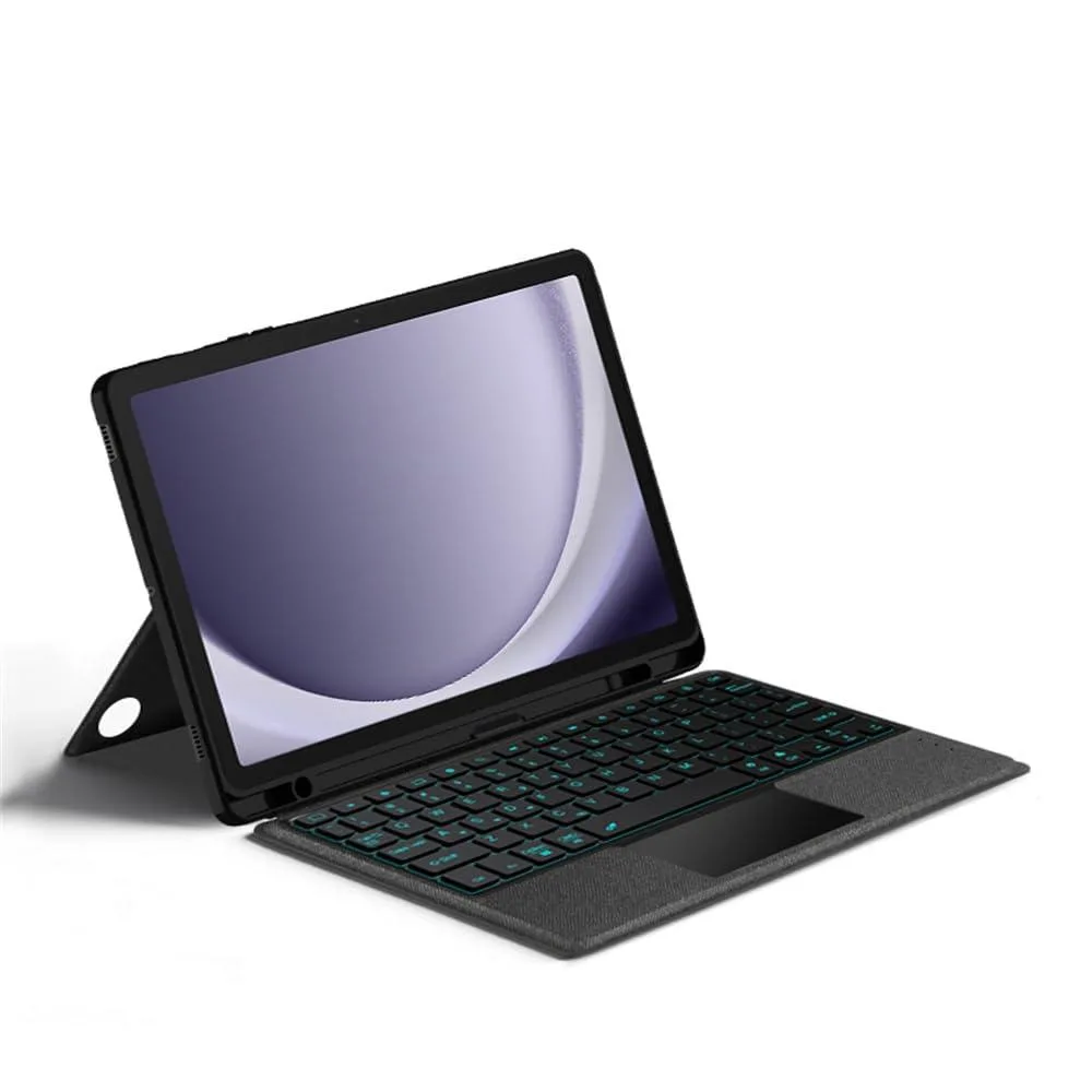 Timoom Timoom Keyboard Case for Samsung Galaxy Tab A9+ 11" Black with Trackpad Backlit Rechargeable — product photo