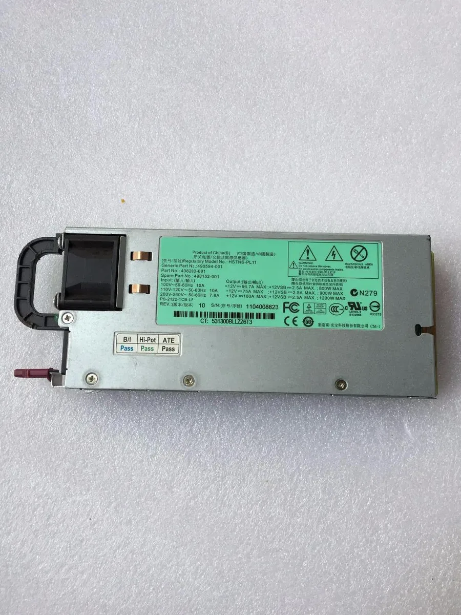Supersuperuncle Supersuperuncle 1200w Server Power Supply HSTNS-PL11 DL580 — product photo