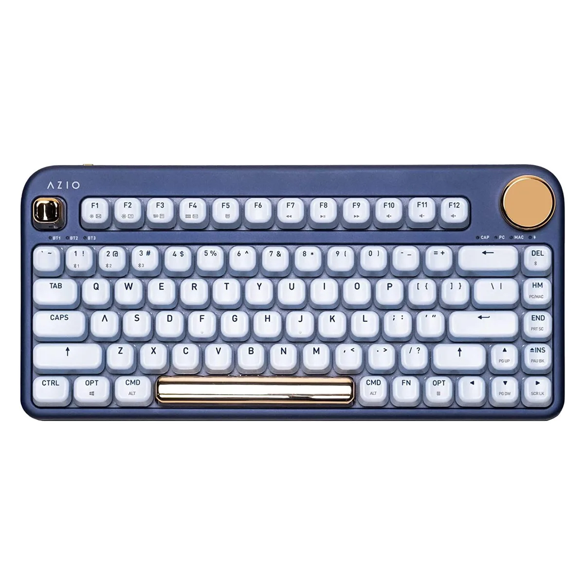 AZIO AZIO IK105US gaming keyboard Gateron Blue Switch Blue 21 backlight modes — product photo