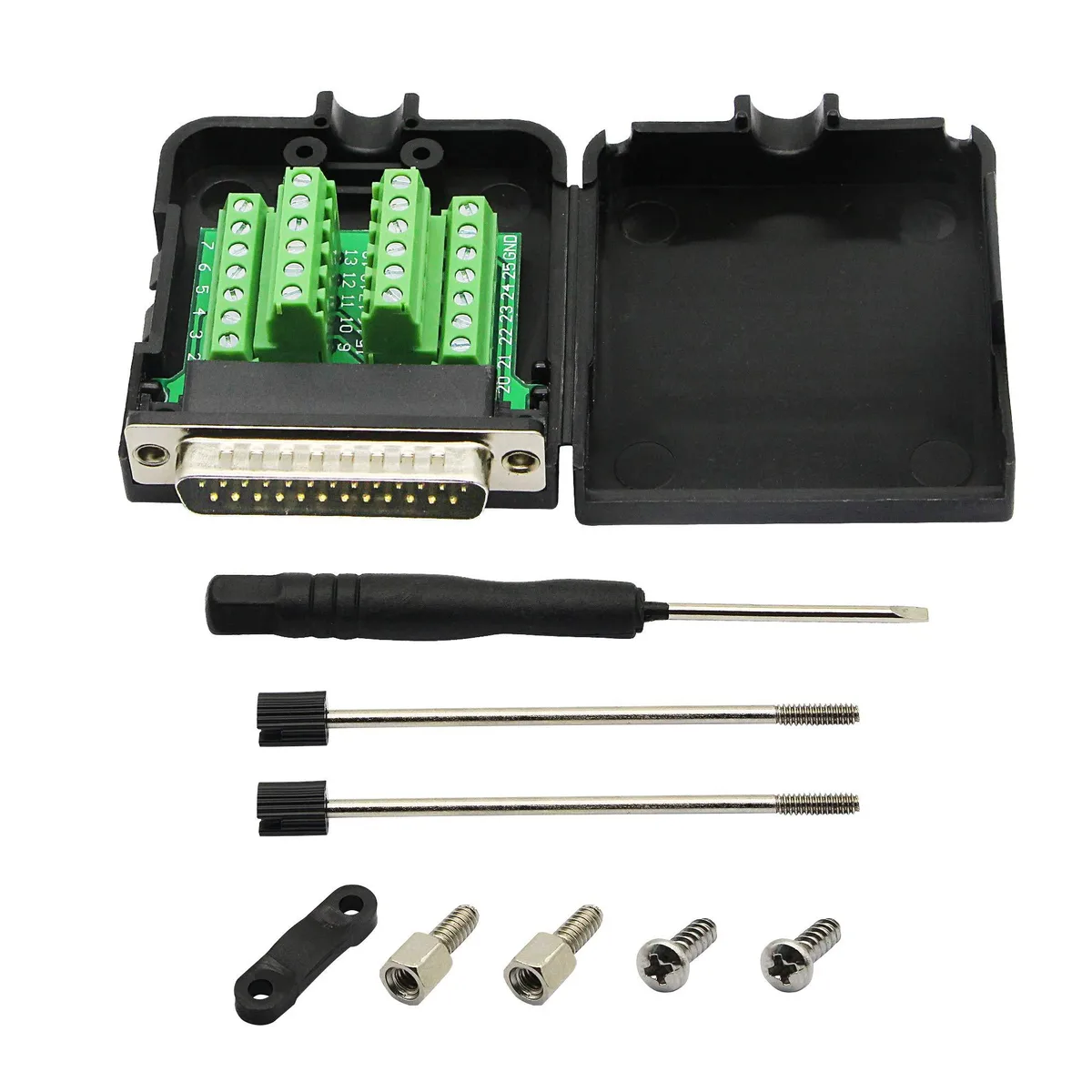 Vszerda Vszerda DB25 Male Breakout Board with Case (M Black) — product photo