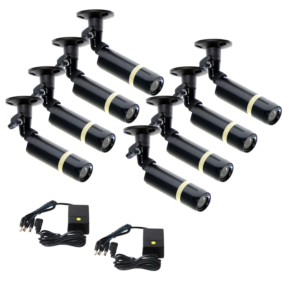 VideoSecu VideoSecu BC27BK8-N1 8-pack bullet CCTV camera 480TVL 3.6mm lens 12V — product photo