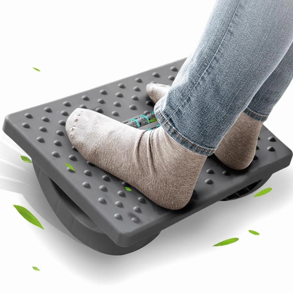 CasaZenith RM Foot Rest 13 x 9.6 in Gray — product photo