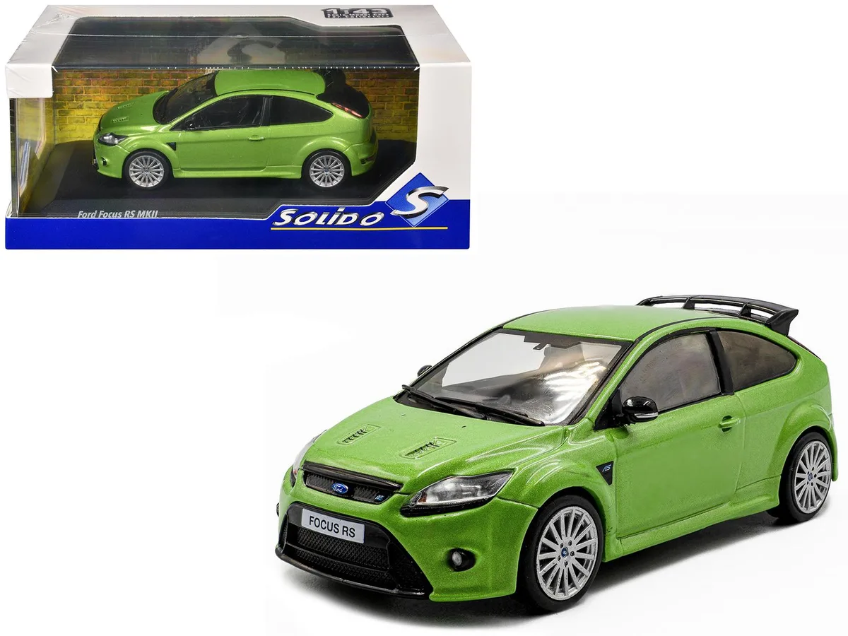 Solido Solido 2010 Ford Focus MKII RS Ultimate Green Metallic 1/43 Diecast Car — product photo