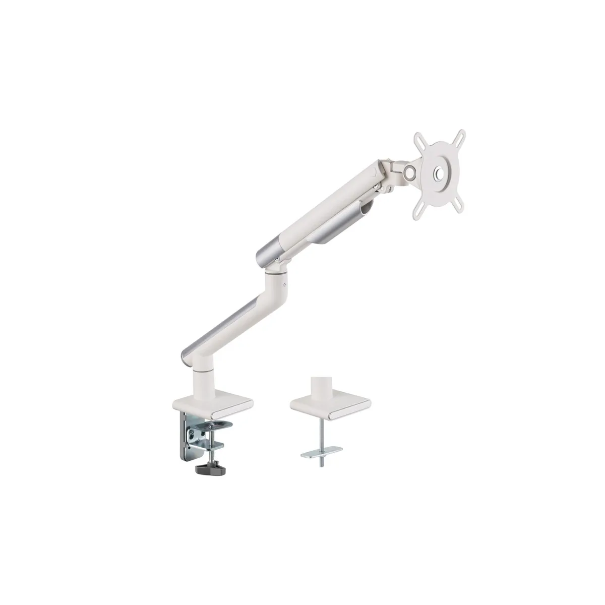 Amer Mounts Amer Mounts HYDRA1A Arctic Edition Monitor Arm 17-34" 9kg Clamp Grommet White — product photo