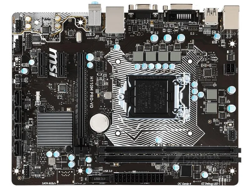 MSI MSI H110M PRO-VD LGA 1151 Intel H110 DDR4 32GB Micro ATX Motherboard — product photo