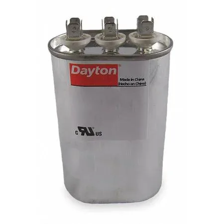 Dayton Dayton 2MDX8 Motor Dual Run Capacitor 35/5 MFD 370V Oval — product photo