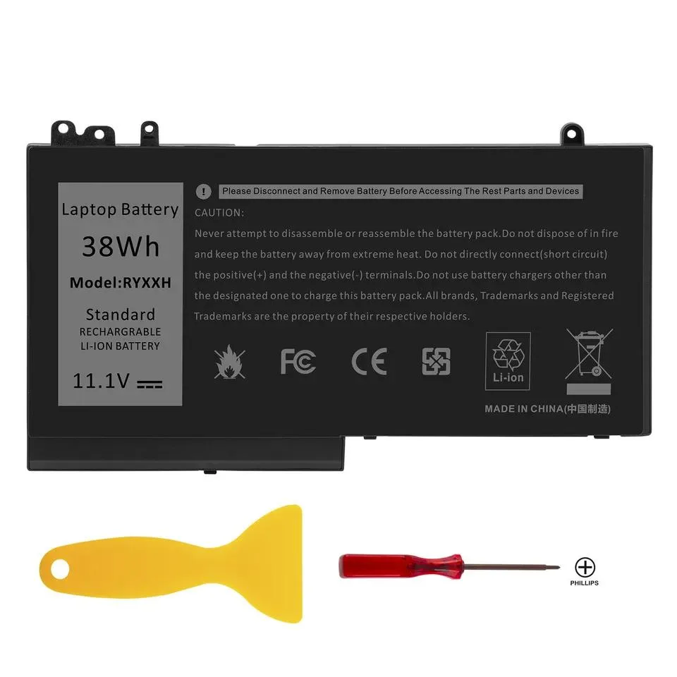 DELL DELL RYXXH 38Wh 11.1V 4-Cell Laptop Battery for Latitude 11 3150 3160 12 5000 E5250 — product photo