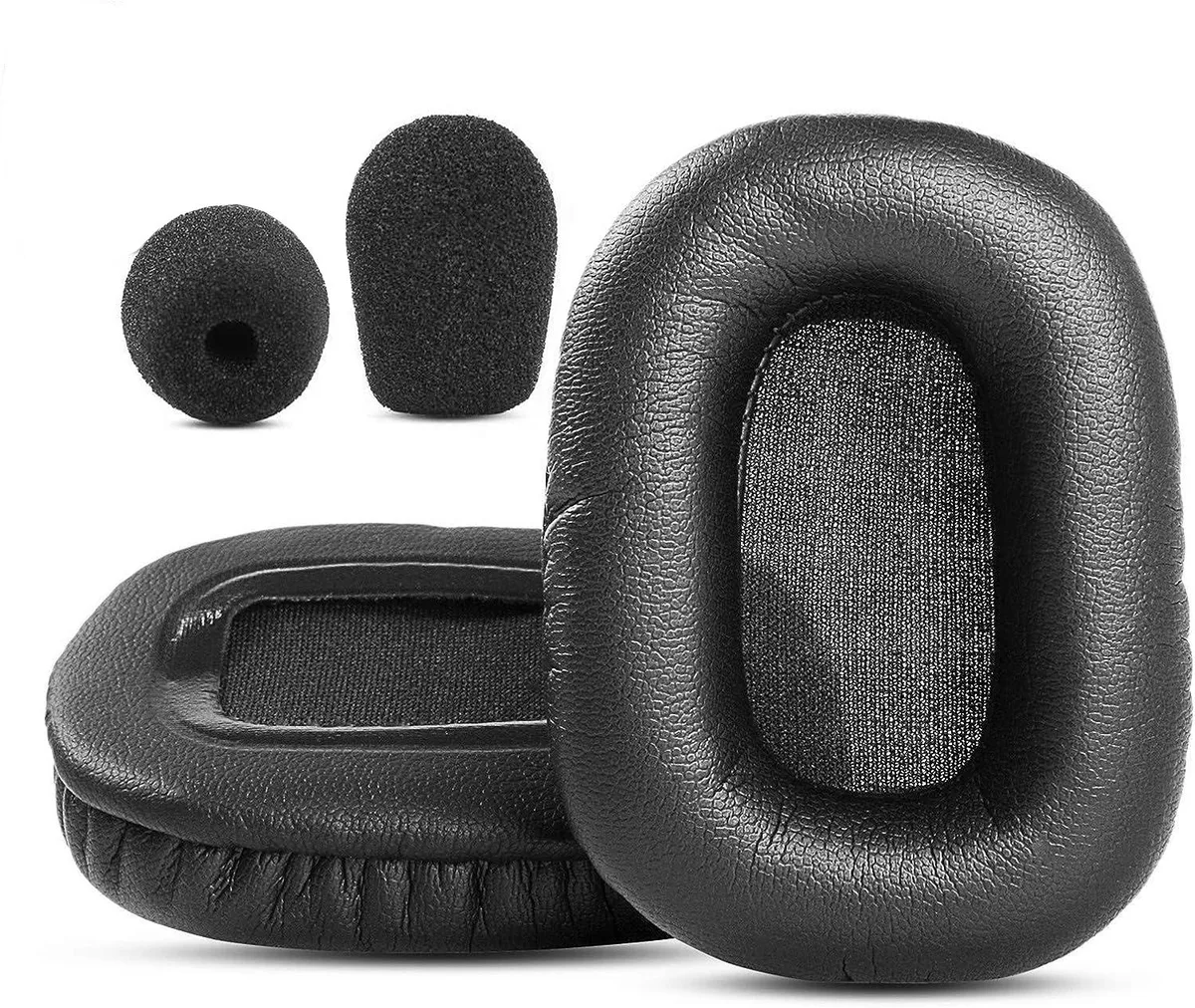 aibileec aibileec Ear Pads &amp; Mic Foam Kit for VXI Blueparrott B450-XT Black — product photo