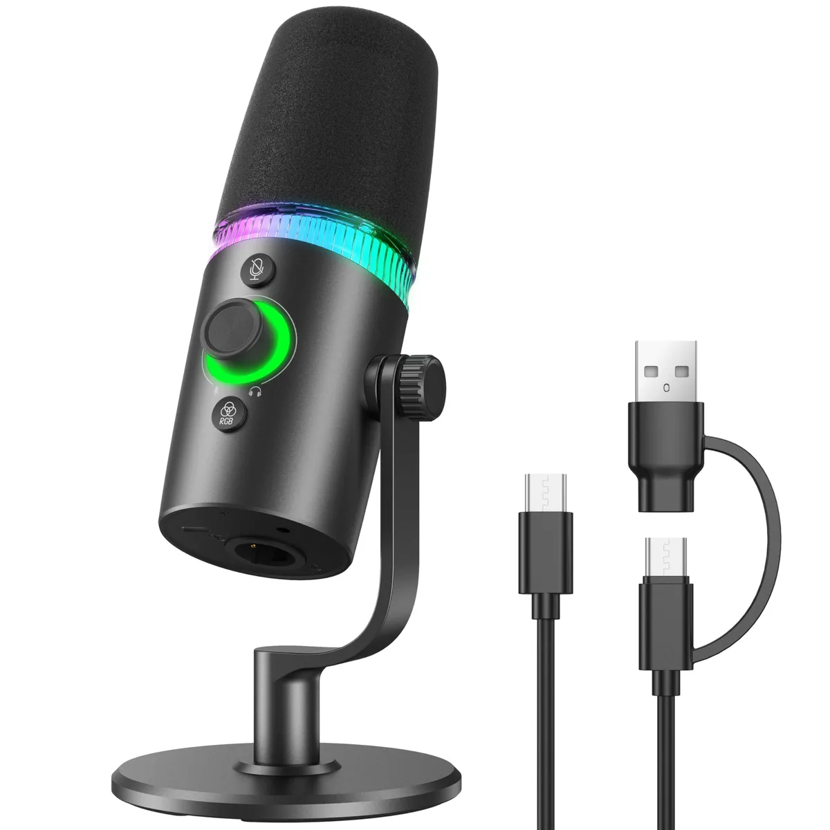  Prizmora DM65 XLR USB-C Dynamic Microphone 96kHz 24-bit — product photo