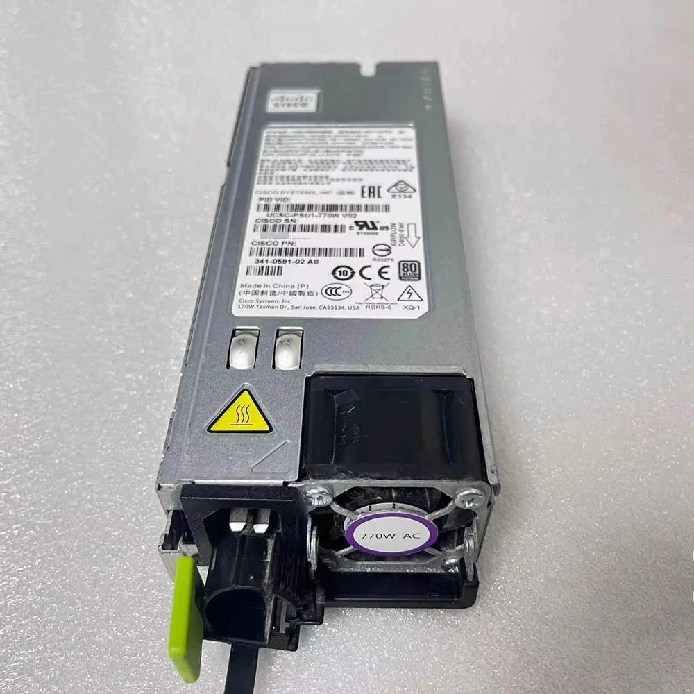 KHACHIMO KHACHIMO 770W Power Supply PS-2771-1S-LF 341-0591-02AO UCSC-PSU1-770W — product photo