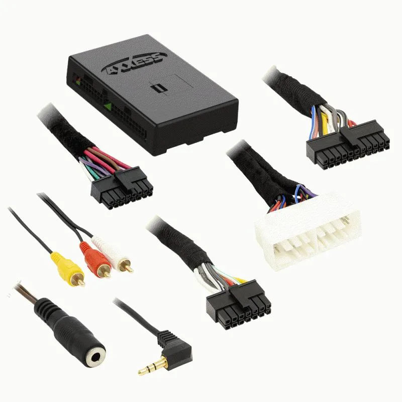 Small black plastic box with multiple wire connectors and a Micro-B USB port