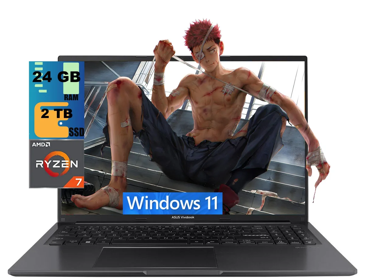 ASUS ASUS Vivobook 16 laptop Ryzen 7 7730U 24GB 2TB SSD — product photo