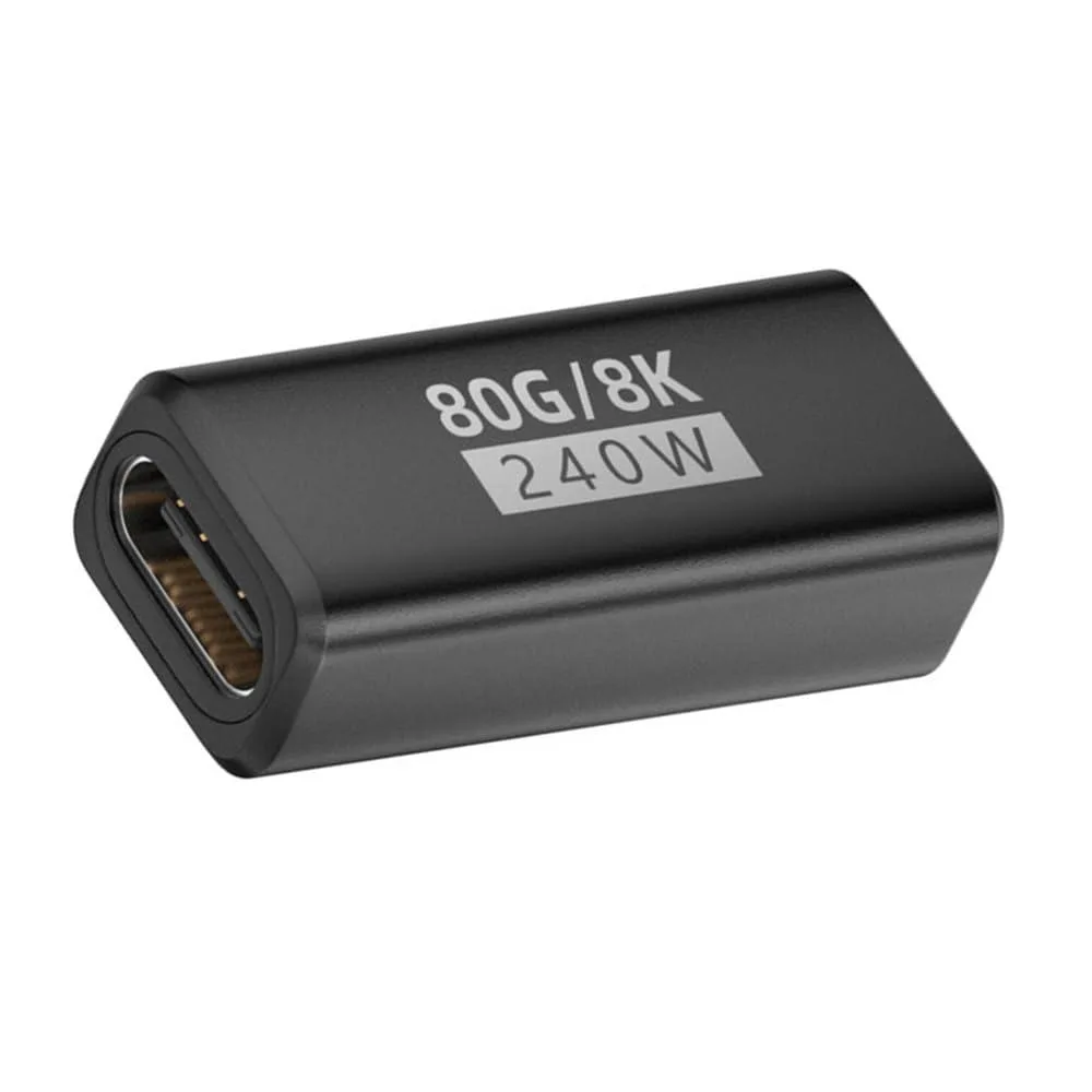 LORDWORLD LORDWORLD USB 5.0 80Gbps 240W Type-C Female Adapter — product photo