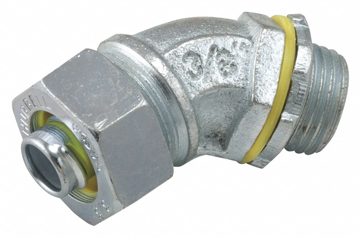 Hubbell Incorporated Hubbell Incorporated Raco 3441 45° Conduit Fitting 3/8in Gray — product photo