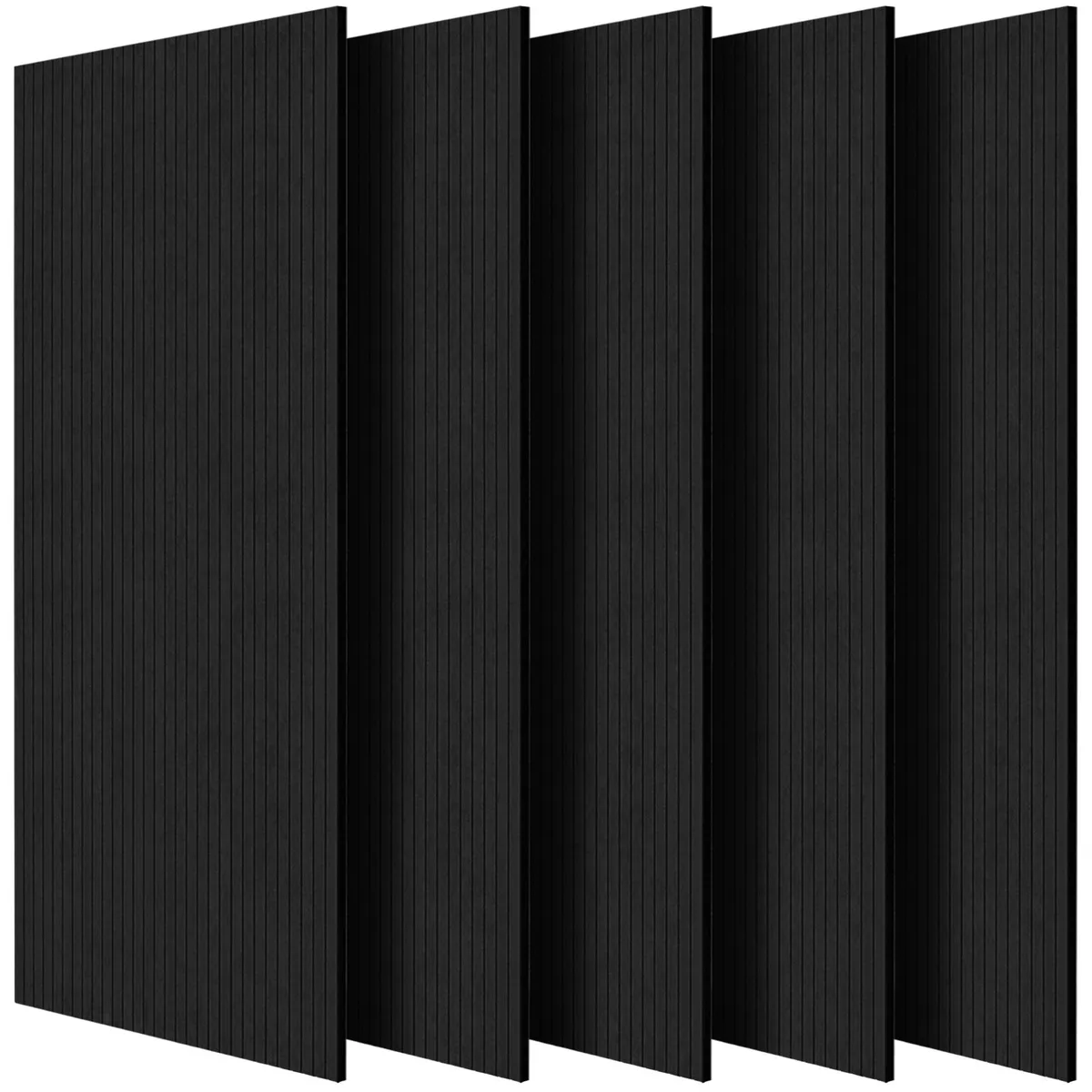 VEVOR VEVOR Acoustic Panels 5 Pack 1200x600x10mm Black E0 NRC .85 3M Adhesive — product photo