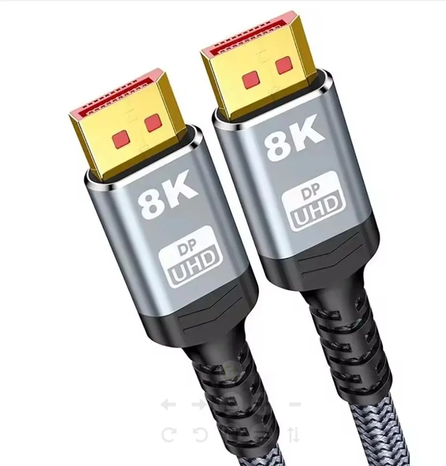ESTONE ESTONE DP8KA1 DisplayPort 1.4 cable 3.3 ft 8K@60Hz 4K@144Hz 2K@240Hz HBR3 32.4 Gbps — product photo