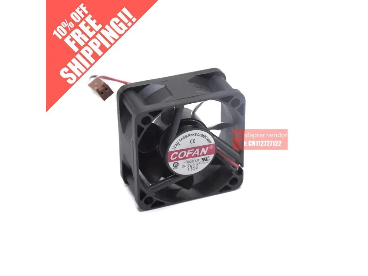 Fans Fans F-5025L 12F DC12V 0.10A 50x50x25mm case fan — product photo