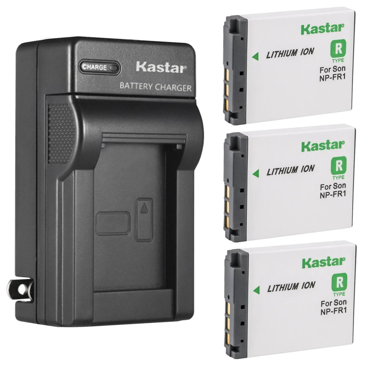 Kastar Kastar NP-FR1 3-Pack Battery &amp; AC Wall Charger — product photo