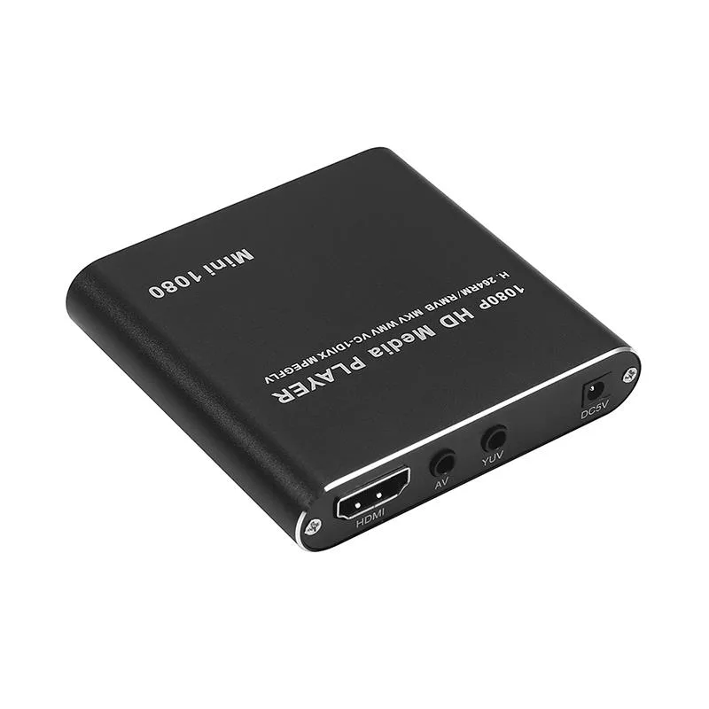 Puluz Puluz MINI 1080P Full HD Media USB HDD SD/MMC Card Player Box US Plug Black — product photo