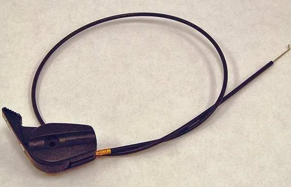 Black cable forty-nine inches long with metal ends
