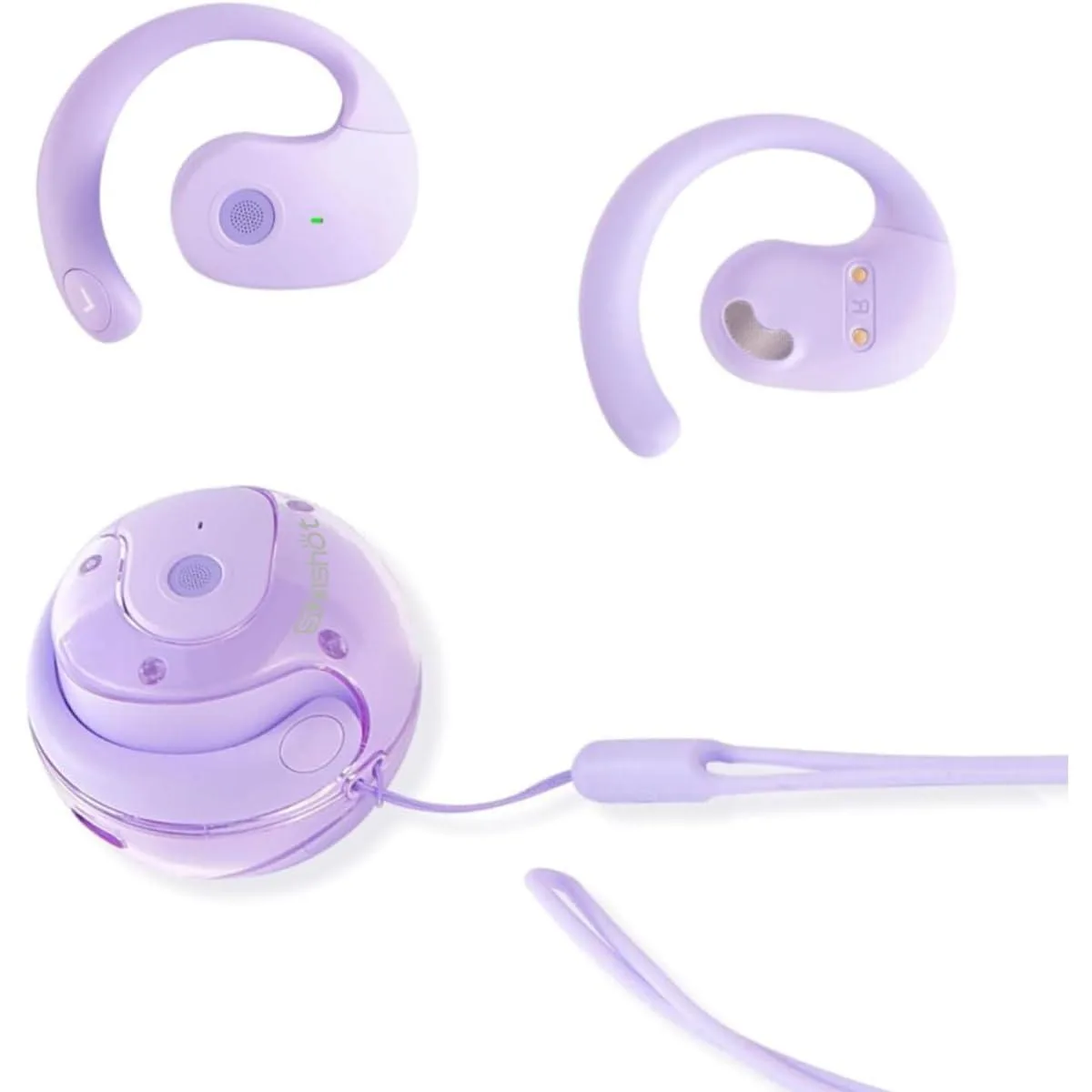No Sew No Sew OWS-JM13 open-ear headphones Bluetooth 5.4 16 mm Purple — product photo