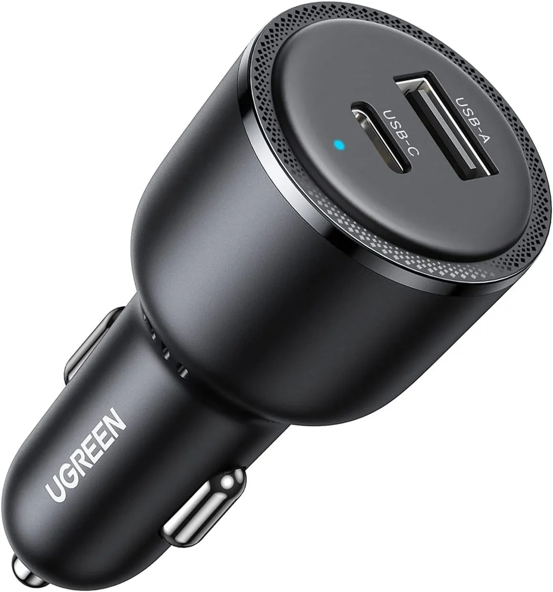 Hamzan Hamzan 63W Dual USB-C Car Charger 45W PPS 18W USB-A — product photo