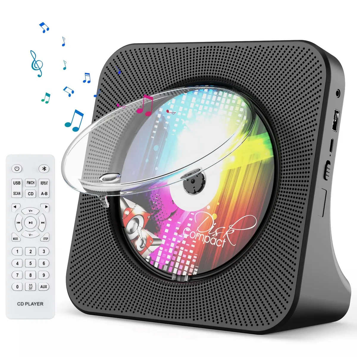  AUDIOVOX KC-806 CD player Bluetooth 5.0 3.5mm jack — product photo