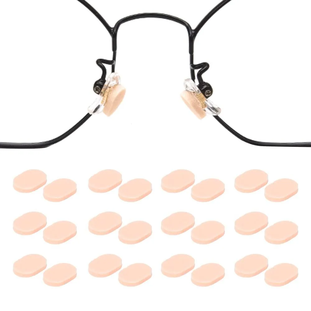  Junsika 42142900 Soft Foam Eyeglass Nose Pads 12 Pairs 1.0mm Skin Color — product photo
