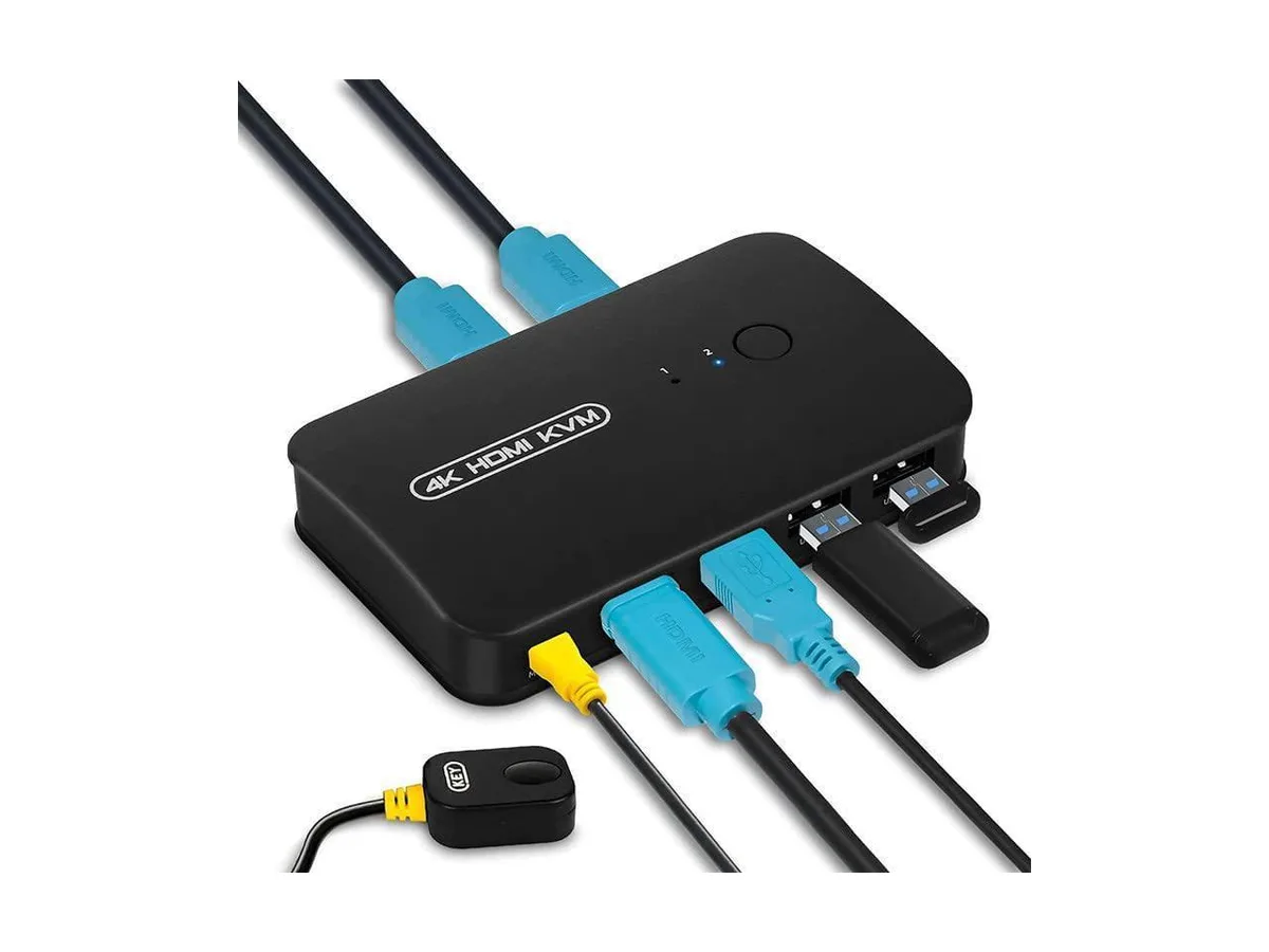 BUCIER BUCIER 2-Port HDMI USB KVM Switch 3840x2160@30Hz — product photo