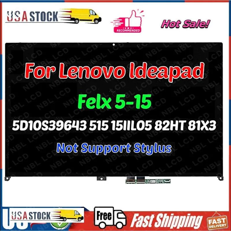 NUOLAISUN NUOLAISUN 15.6'' FHD LCD Touch Screen Assembly For Lenovo IdeaPad Flex 5 15IIL05 5 15ITL05 — product photo