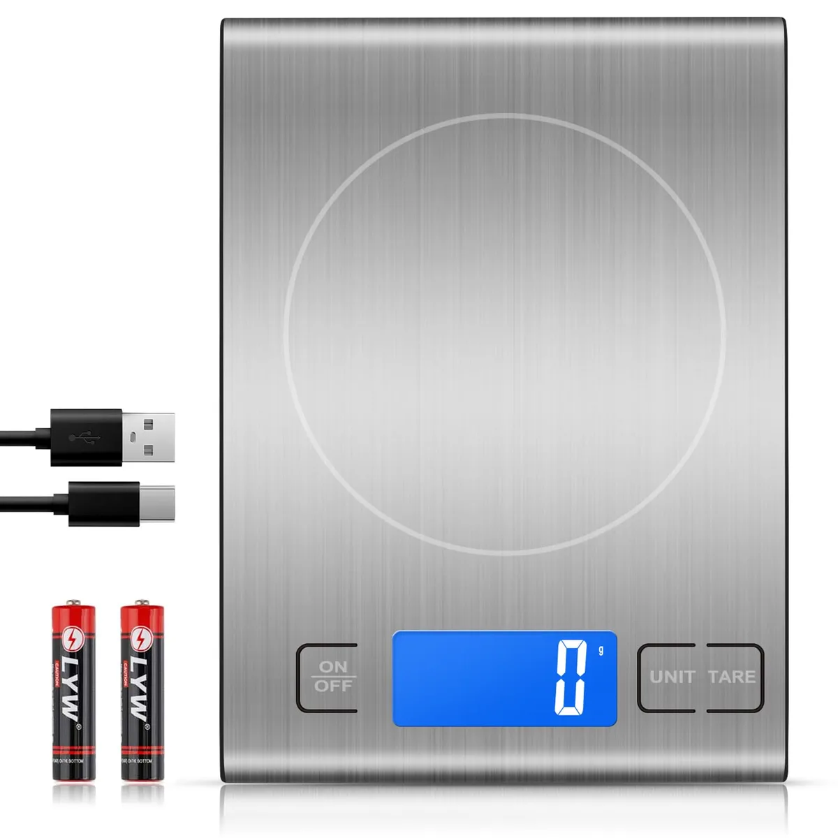  33lb Rechargeable Kitchen Scale — product photo