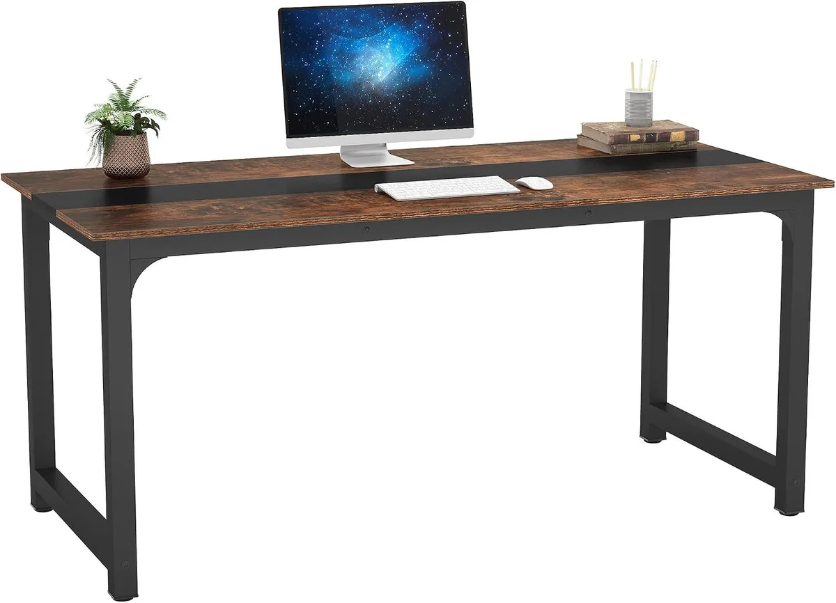 PISKEKAT PISKEKAT 70.8 x 31.5 inch Office Equipment Rustic/Black — product photo