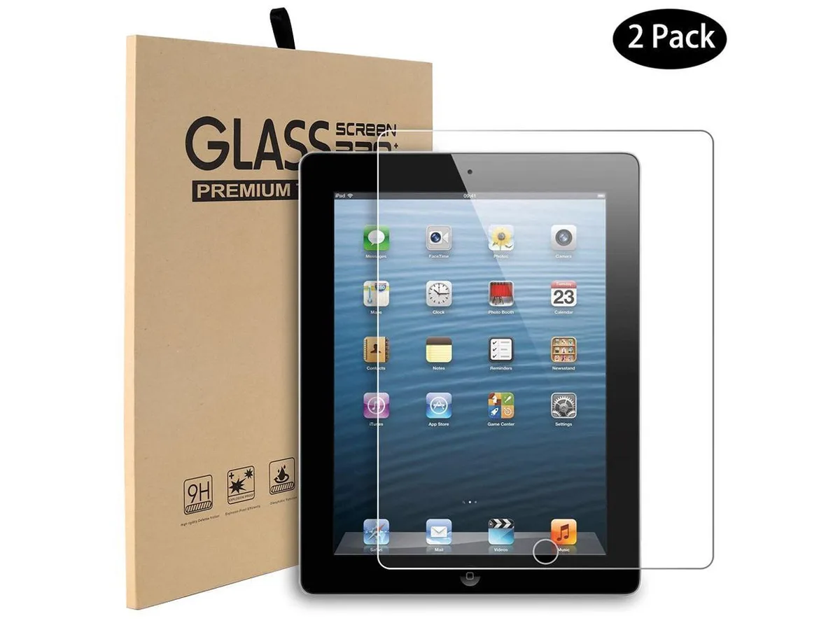 BONAEVER BONAEVER Tempered Glass Screen Protector 2-pack for iPad 2/3/4 — product photo