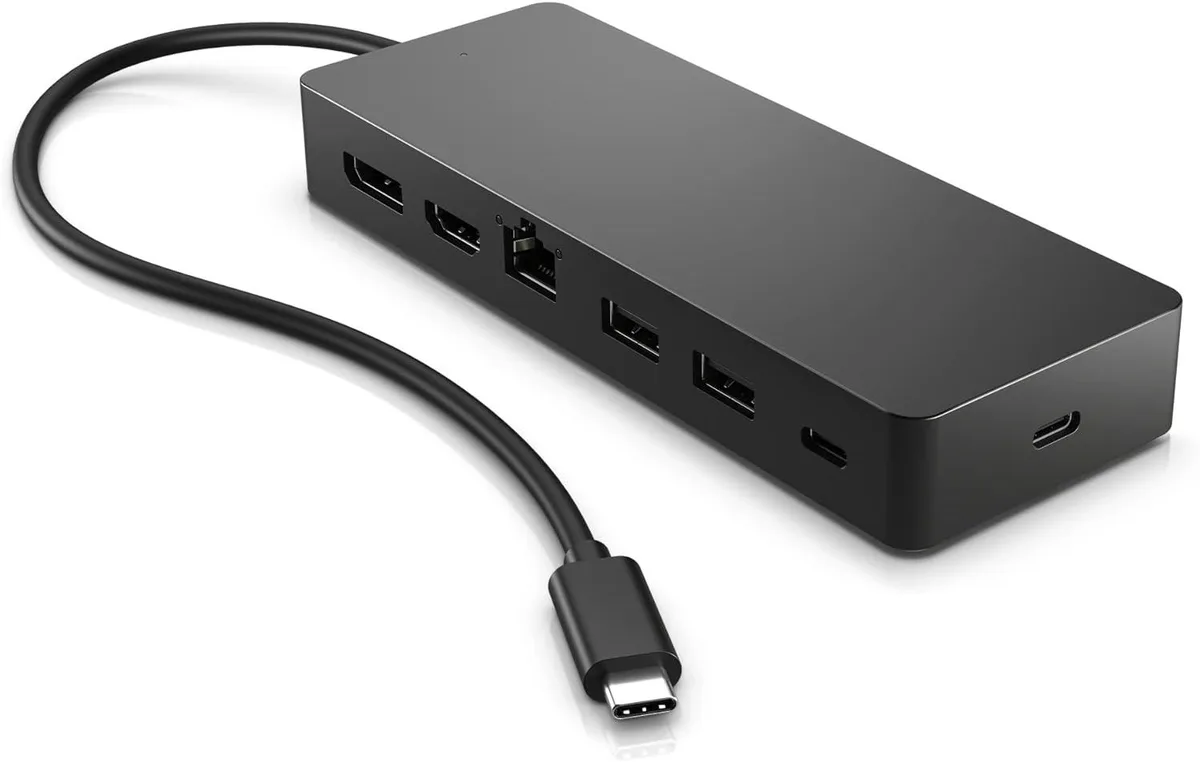 HP HP Universal USB-C Multiport Hub 50H98AA#ABL 7-in-1 docking station — product photo
