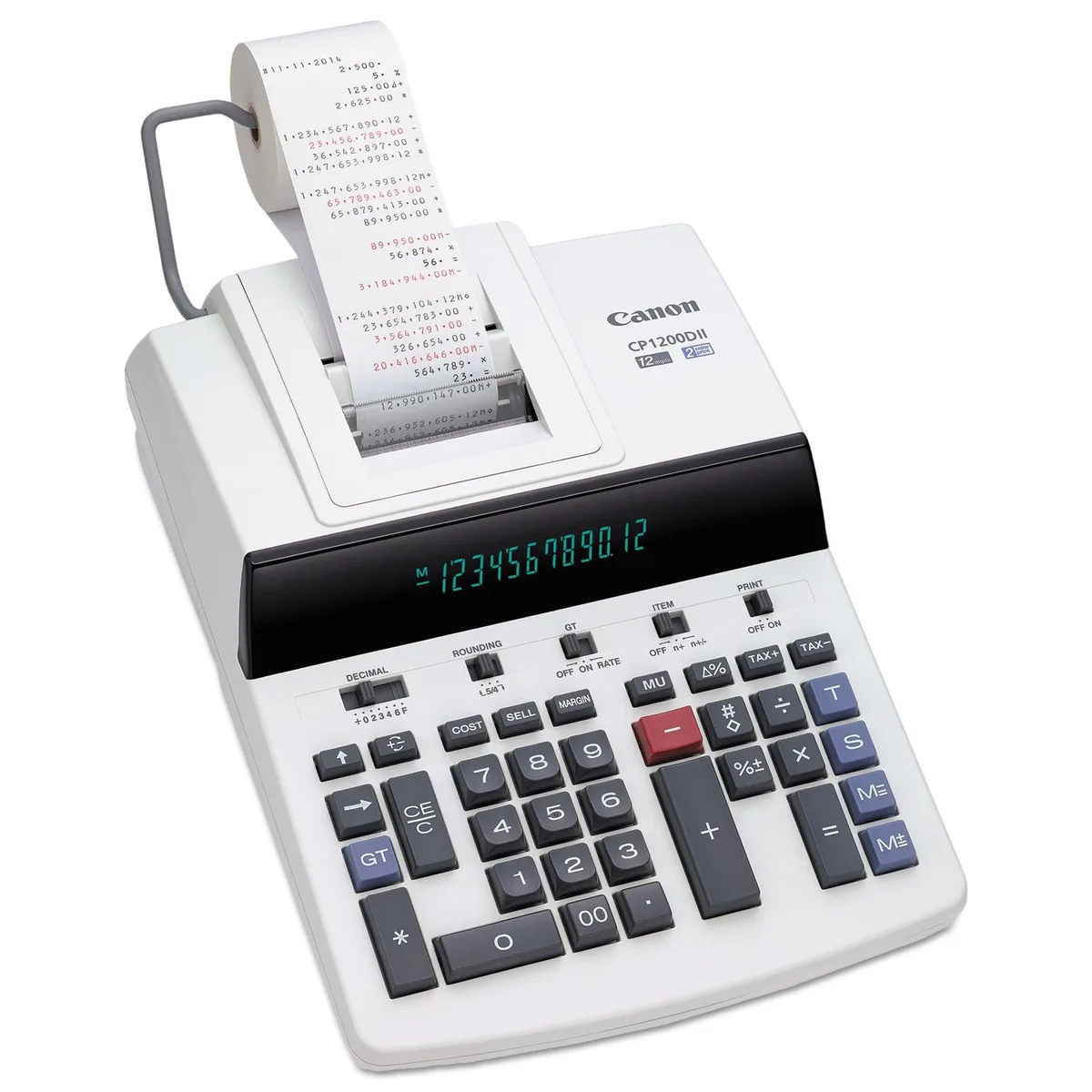 Canon Canon 9932B001 CP1200DII 12-digit printing calculator — product photo