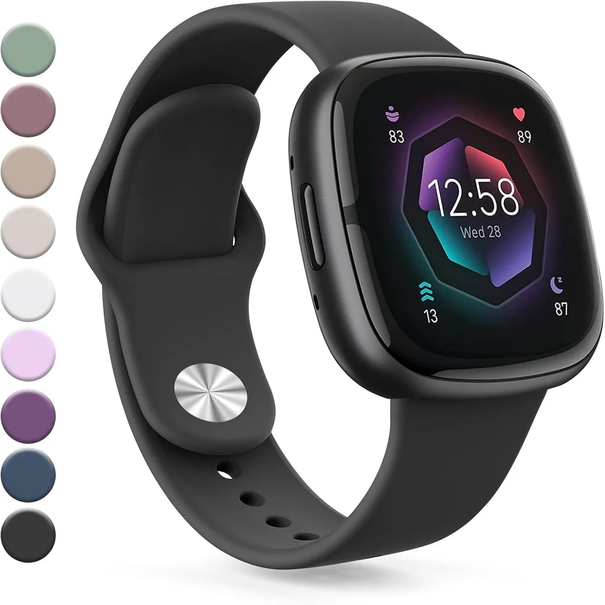 ETEIZU ETEIZU Band Fitbit Sense 2 / Versa 4 / Sense / Versa 3 Magnetic Silicone Strap — product photo