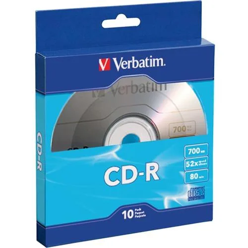 VERBATIM VERBATIM 97955 700MB 52X CD-R 10 Packs — product photo
