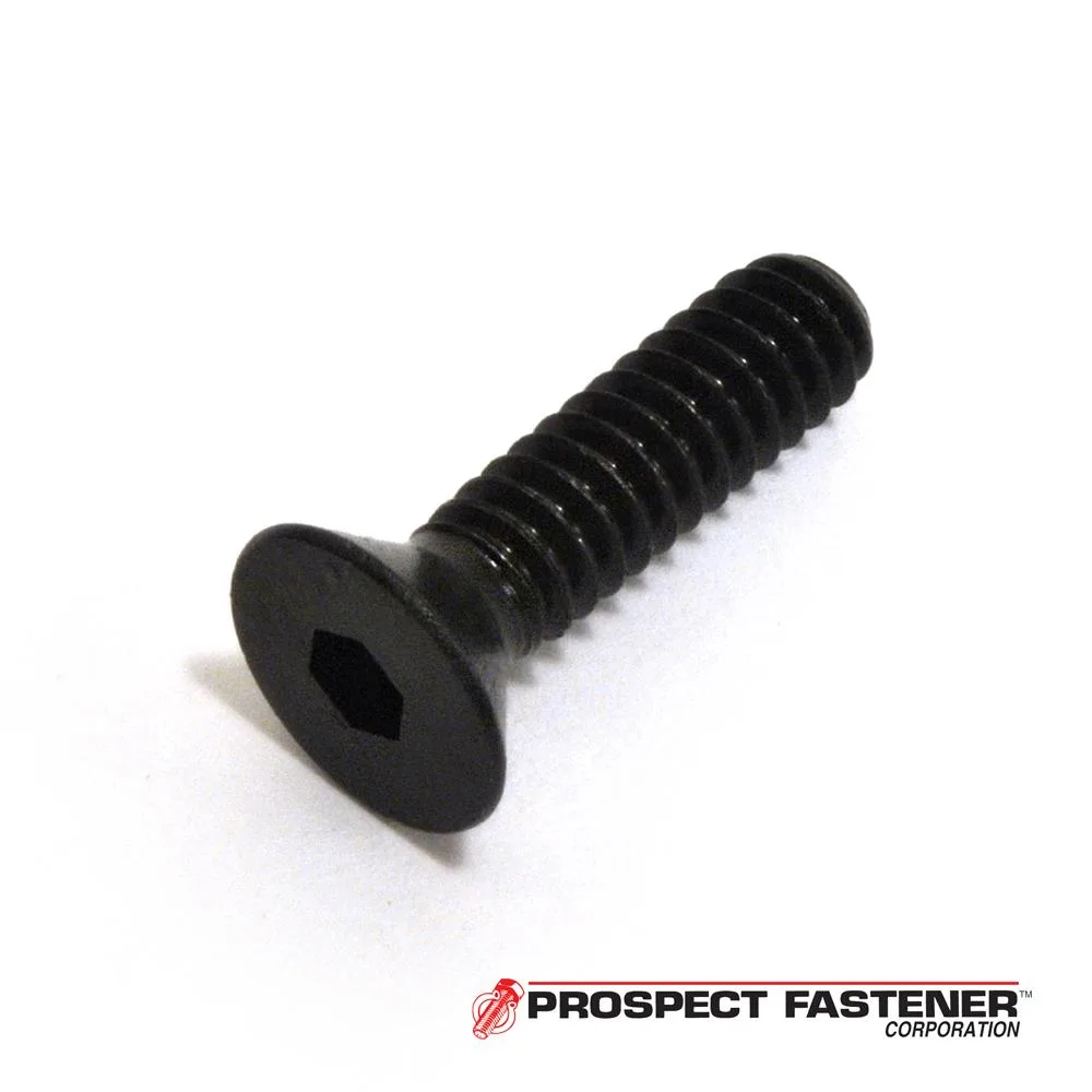 Box of 100 black oxide flat head socket cap screws