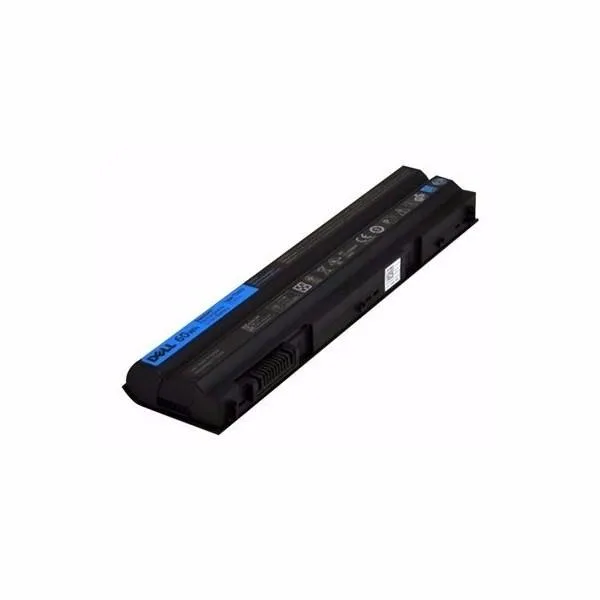 Rectangular black laptop battery with label showing model 312-1324-ER