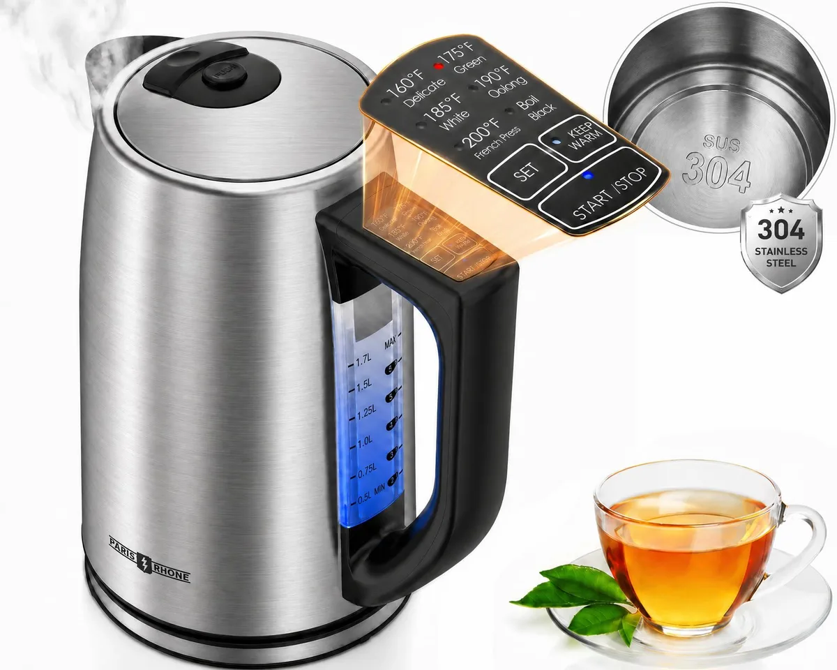  PARIS RHÔNE EK023 1.7L Electric Kettle 1500W 6 Presets — product photo