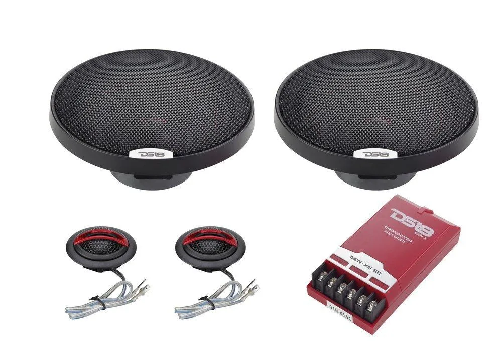 DS18 DS18 GEN-X6.5C 6.5" 2-way component car speaker set — product photo